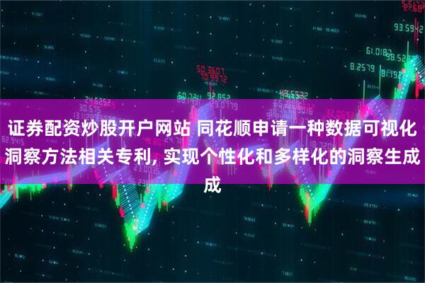 证券配资炒股开户网站 同花顺申请一种数据可视化洞察方法相关专利, 实现个性化和多样化的洞察生成