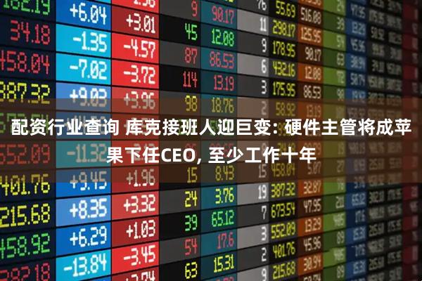 配资行业查询 库克接班人迎巨变: 硬件主管将成苹果下任CEO, 至少工作十年